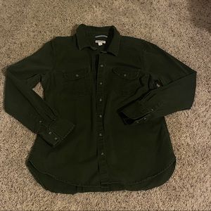 Army Green Button Up